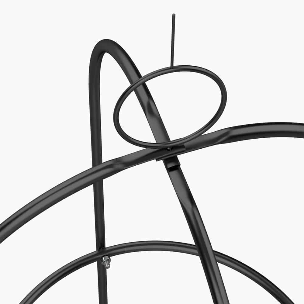 GARDEBRUK® 4X Rosensäule 200x40cm Metall Stabil Wetterfest Garten Rankgitter Rankhilfe Ranksäule Metallsäule Gartensäule — Ansicht 3