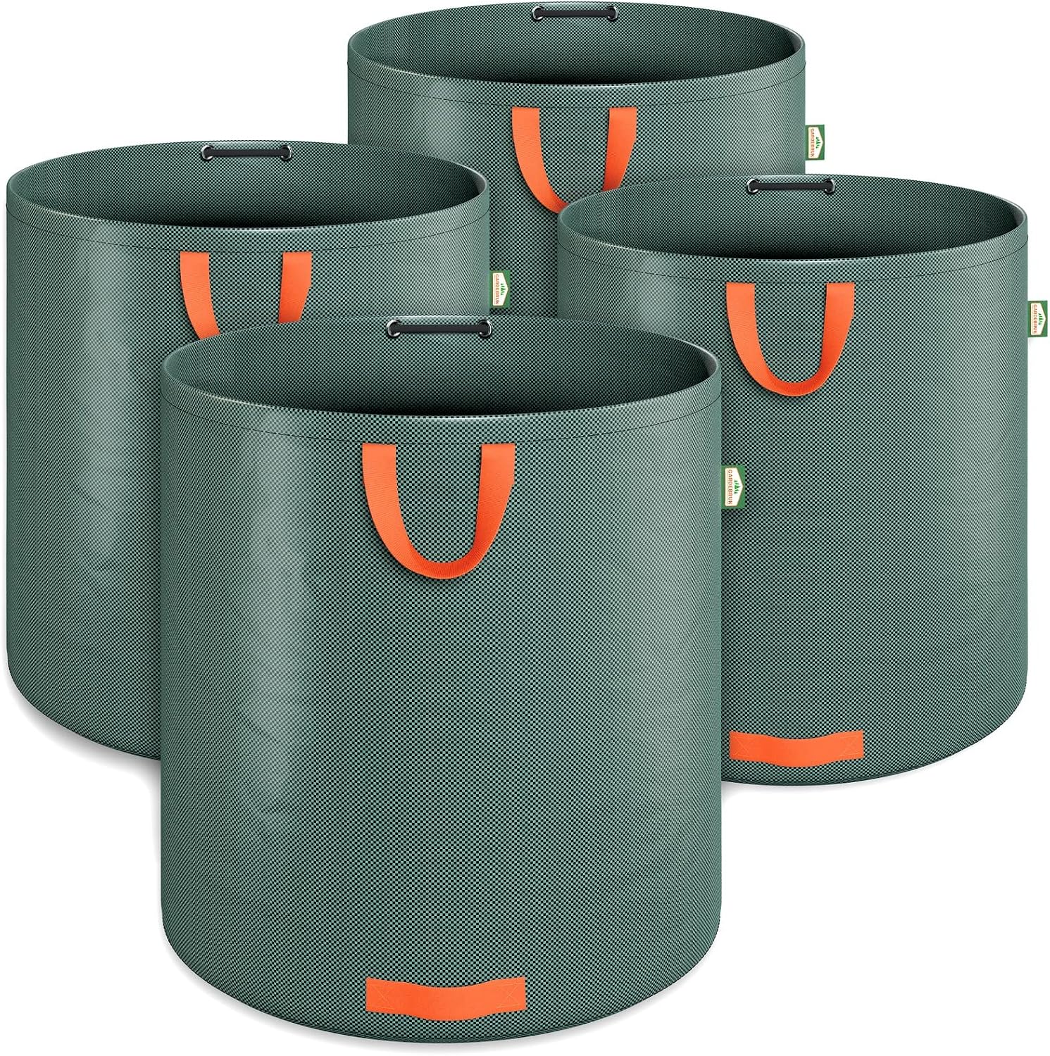 GARDEBRUK® Gartenabfallsack 4x500 Liter 50 kg Belastbarkeit stabil robust abwaschbar Garten Rasensack Gartentasche Laubsack