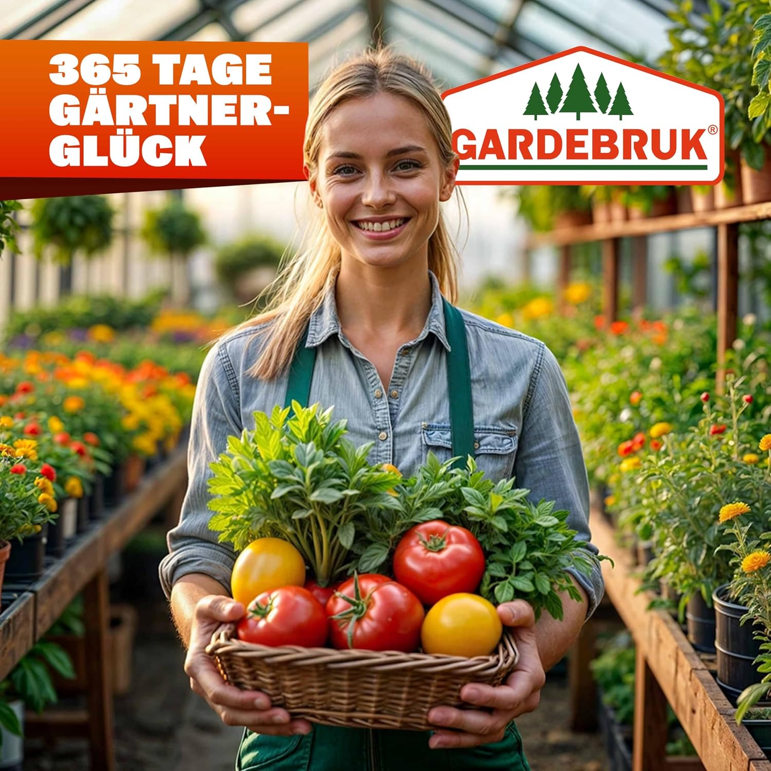 GARDEBRUK® Gewächshaus Aluminium 4,8m2 mit Fundament 250x190cm inkl. 2 Dachfenster Tomatenhaus Treibhaus Anzuchthaus Garten Frühbeet Aufzucht 7,7m3 — Ansicht 4