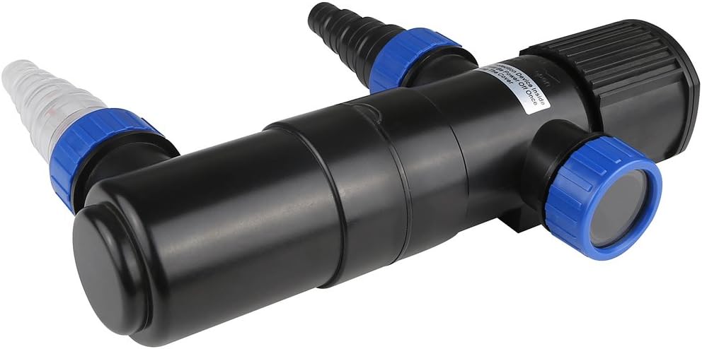 Gardebruk® Teichklärer 11 Watt 5m Kabel 3 Anschlussadapter Gartenteich Aquarium UVC Klärer Lichtfilter Wasserklärer Algenvernichter Wasseraufbereiter UV — Ansicht 5