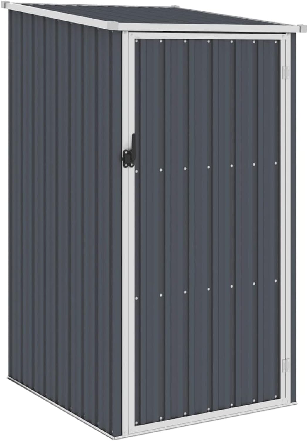 Gerätehaus Anthrazit 87x98x159 cm Verzinkter Stahl GeräTeschuppen GartengeräTehaus Gardebruk GeräTehaus GeräTebox