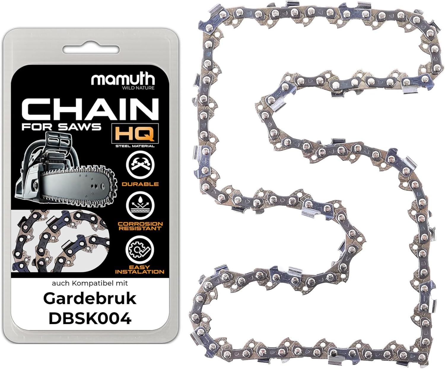 Sägekette 45cm 1.3mm 3/8"" 62TG für Gardebruk DBSK004