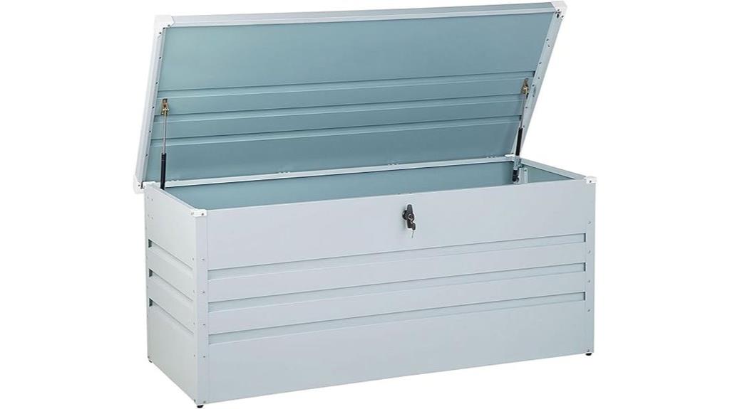 beliani cebrosa garten aufbewahrungsbox